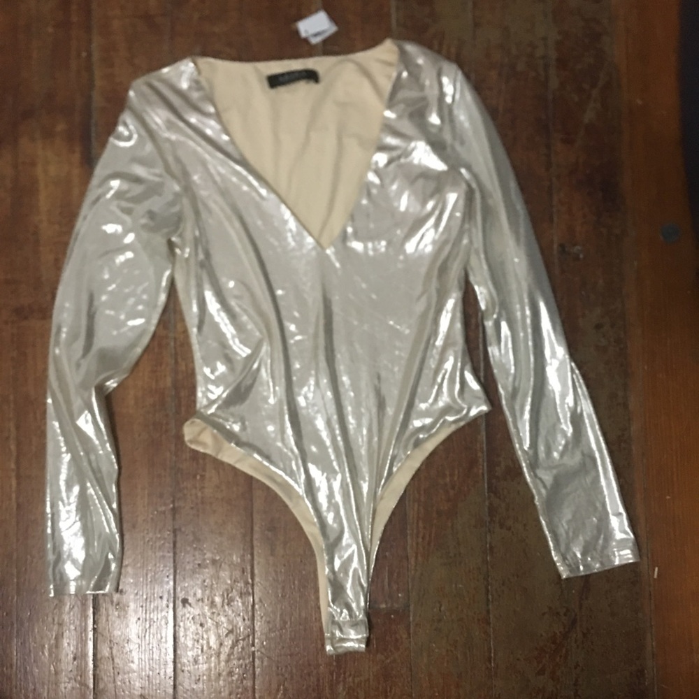 Metallic bodysuit